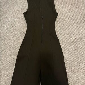 Naked Wardrobe khaki Sleeveless Romper